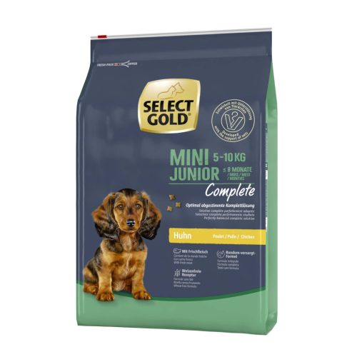 Select Gold Complete Mini Hrană uscată pentru câini juniori, cu pui 4 kg