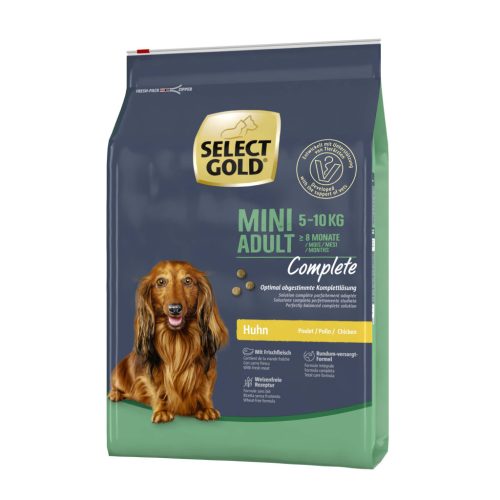 Select Gold Complete Mini Hrană uscată pentru câini adulți, cu pui 4 kg