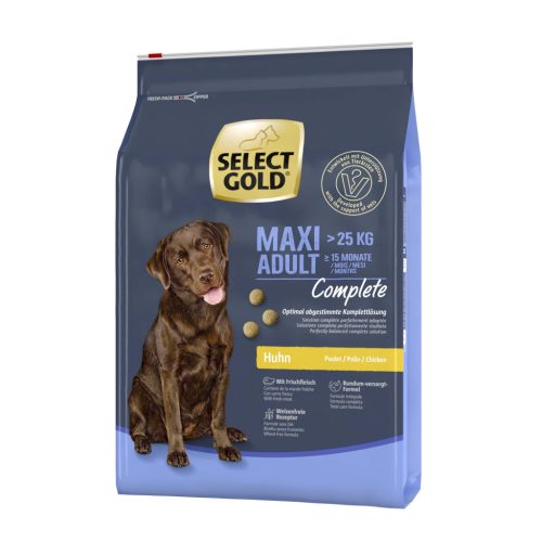 Select Gold Complete Maxi Hrană uscată pentru câini adulți, cu pui 4 kg