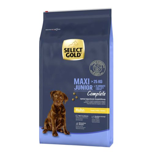 Select Gold Complete Maxi Hrană uscată pentru câini juniori, cu pui 12 kg