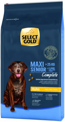 Select Gold Complete Maxi Hrană uscată pentru câini seniori, cu pui 12 kg