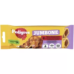   Pedigree Jumbone batoane pentru câini de talie medie, cu aromă de vită și pasăre, 2 buc, 200 g