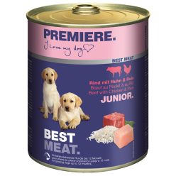   Premiere Best Meat Hrană pentru câini juniori cu pui și vită 800 g