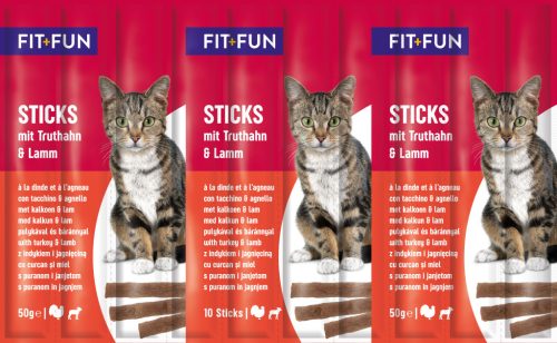 Fit+Fun Recompensă pentru pisici, cu miel și curcan 50 g