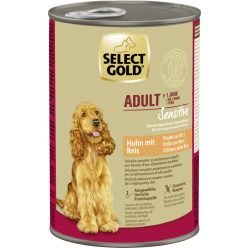   Select Gold Sensitive Hrană umedă pentru câini adulți cu miel și orez 400 g