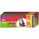 Fit+Fun Hrană pentru pisici adulte, 4 sortimente 44 x 100 g