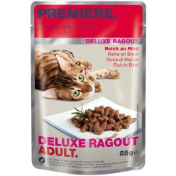   Premiere Deluxe Ragout Hrană pentru pisici adulte, cu vită 85 g