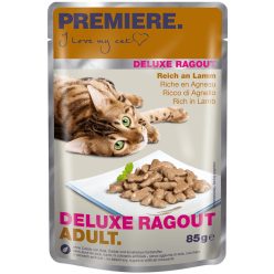   Premiere Deluxe Ragout Hrană pentru pisici adulte cu miel 85 g