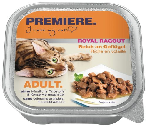 Premiere Royal Ragout Hrană umedă pentru pisici adulte, cu pasăre 100 g