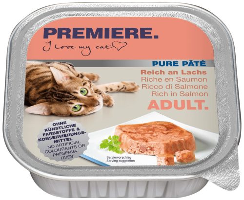 Premiere Petit Hrană pentru pisici adulte cu somon 100 g