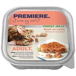   Premiere Finest Jelly Hrană pentru pisici adulte cu somon 100 g