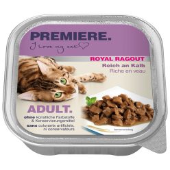   Premiere Royal Ragout Hrană pentru pisici adulte cu carne de vițel 100 g
