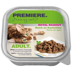   Premiere Royal Ragout Hrană pentru pisici adulte cu iepure 100 g
