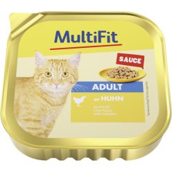 MultiFit Jelly Hrană pentru pisici adulte, cu pui 100g