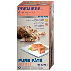   Premiere Petit Hrană pentru pisici adulte cu pui si somon 8 x 100 g