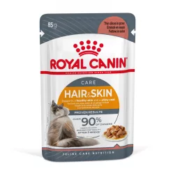 Royal Canin Hair & Skin Pliculețe pentru pisici 85 g