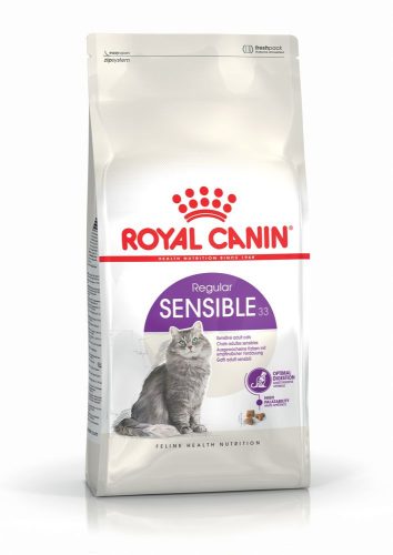 Royal Canin Sensible Adult Hrană uscată pentru pisici, digestie optimă 400 g