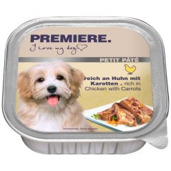   Premiere Petit Hrană umedă pentru câini adulți, cu pui și morcov 150 g