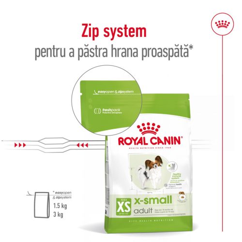 Royal Canin X-Small Adult Hrană uscată pentru câini 1,5 kg