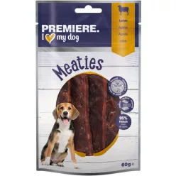   Premiere Meaties Recompense pentru câini adulți cu miel 60 g