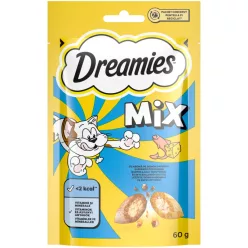 Dreamies Recompense pentru pisici cu somon și brânză 60 g