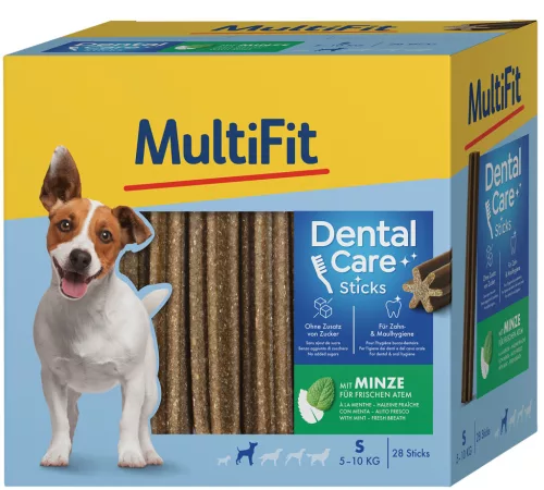 MultiFit DentalCare Recompense pentru câini adulți S 28 buc, 4x110g