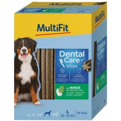   MultiFit DentalCare Recompense pentru câini adulți L 28 buc, 4x270g 