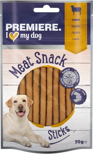 Premiere Meat Sticks Recompense pentru câini cu miel 70 g