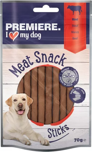 Premiere Meat Sticks Recompense pentru câini cu vită 70 g