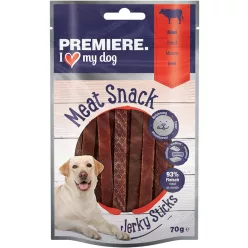 Premiere Meat Jerkys Recompense pentru câini cu vită 70 g