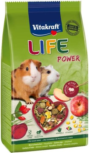 Vitakraft Life Power Hrană pentru porcușorii de Guineea 600g