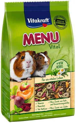 Vitakraft Premium Menu Hrană pentru porcușorii de Guineea 1 kg