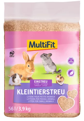 MultiFit Așternut pentru mamifere mici 56L
