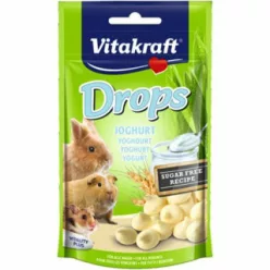 Vitakraft Drops Gustare pentru rozătoare cu iaurt 75 g