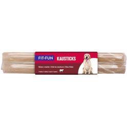   Fit+Fun Batoane de mestecat pentru câini, piele crudă de vită 160g