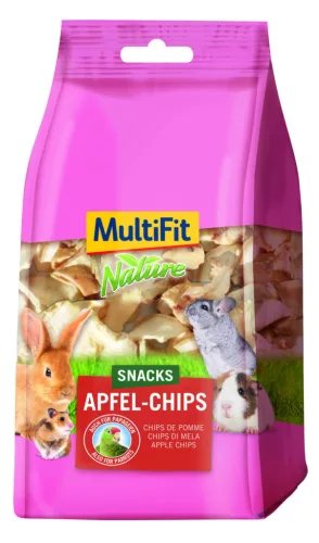 MultiFit Nature Snacks chipsuri de mere pentru mamifere mici 70g