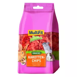   MultiFit Nature Snacks chipsuri de morcovi pentru mamifere mici 100g