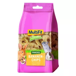   MultiFit Nature Snacks chipsuri de banane pentru mamifere mici 120g
