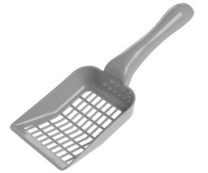 AniOne Lopățică lată pentru litiera pisicii, S