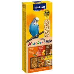   Vitakraft Kräcker Trio-Mix Batoane pentru peruși, cu miere, portocale și popcorn 80g