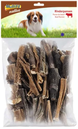MultiFit Native Recompensă pentru câini cu piele de vită 500g