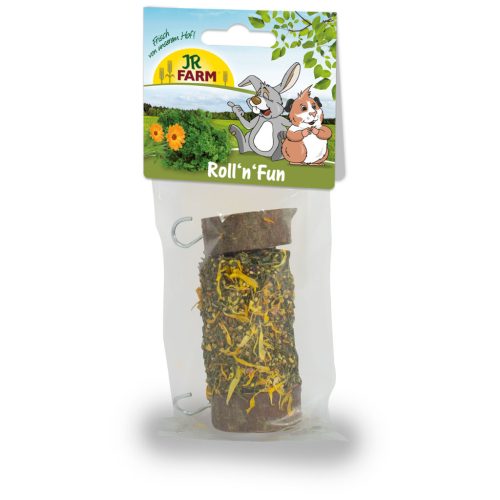 JR Farm Roll'n'Fun Gustare pentru rozătoare, cu flori și plante 120 g