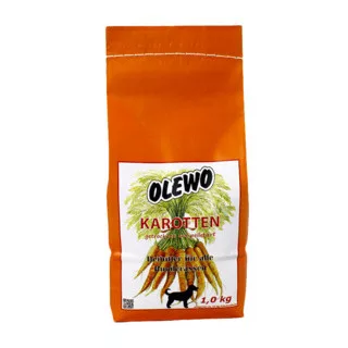 Olewo Peleți de morcovi pentru câini 1 kg