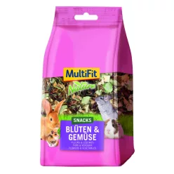   MultiFit Nature Gustare pentru mamifere mici, cu flori și legume 100 g