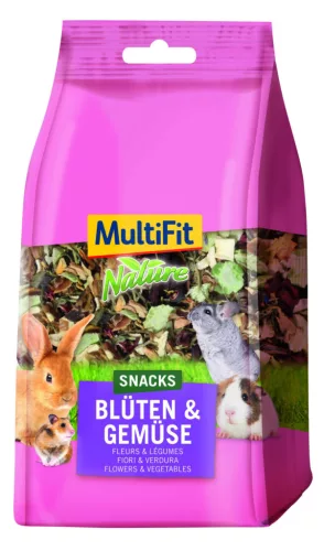 MultiFit Nature Gustare pentru mamifere mici, cu flori și legume 100 g