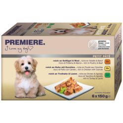   Premiere I Love My Dog Hrană umedă pentru câini adulți 6 sortimente, 6x150 g