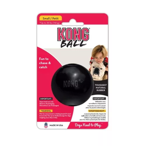 KONG Ball Extreme Jucărie pentru câini S negru