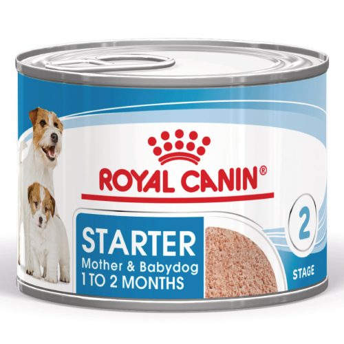 Royal Canin Starter Mousse Hrană umedă pentru câini, mama și puiul 195 g
