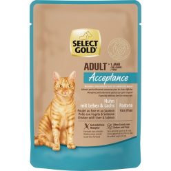   Select Gold Acceptance Hrană umedă pentru pisici cu pui și somon 85g