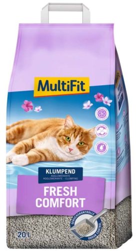 MultiFit Fresh Comfort Așternut aglomerant pentru pisici 20L